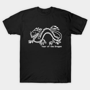 Year of the Dragon White Line T-Shirt